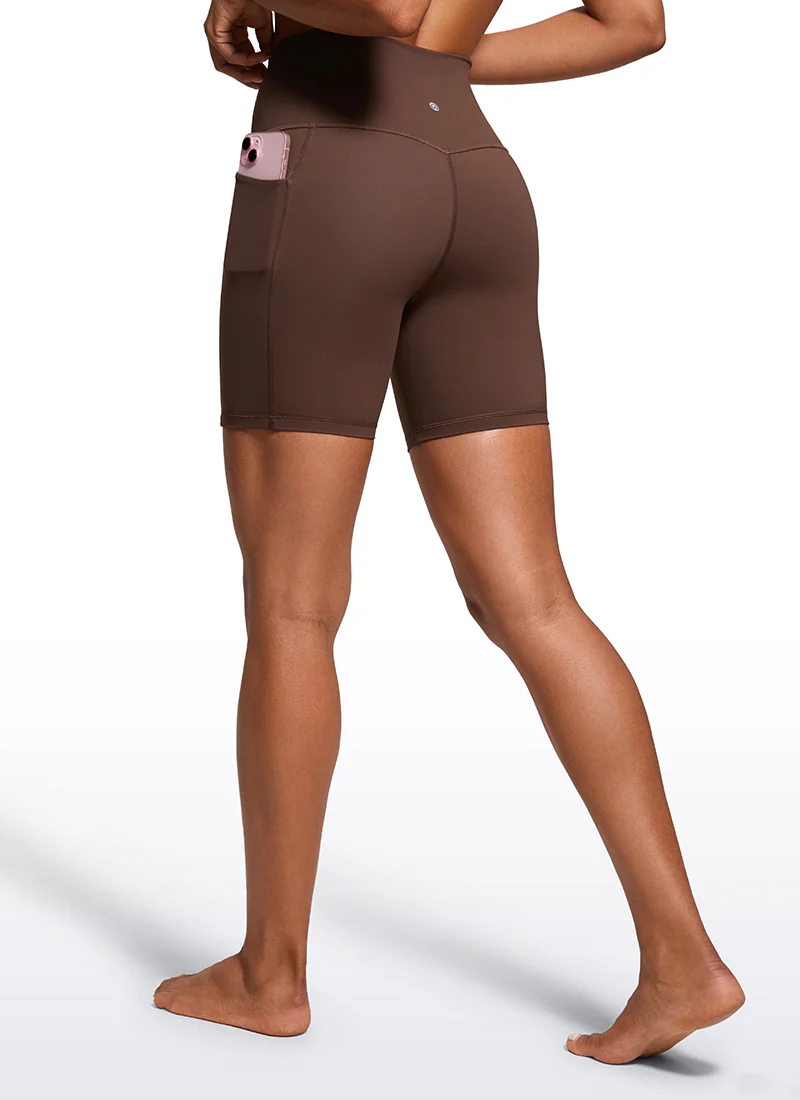 Nakedfeel Pocket Yoga Shorts 6'' - Image 39