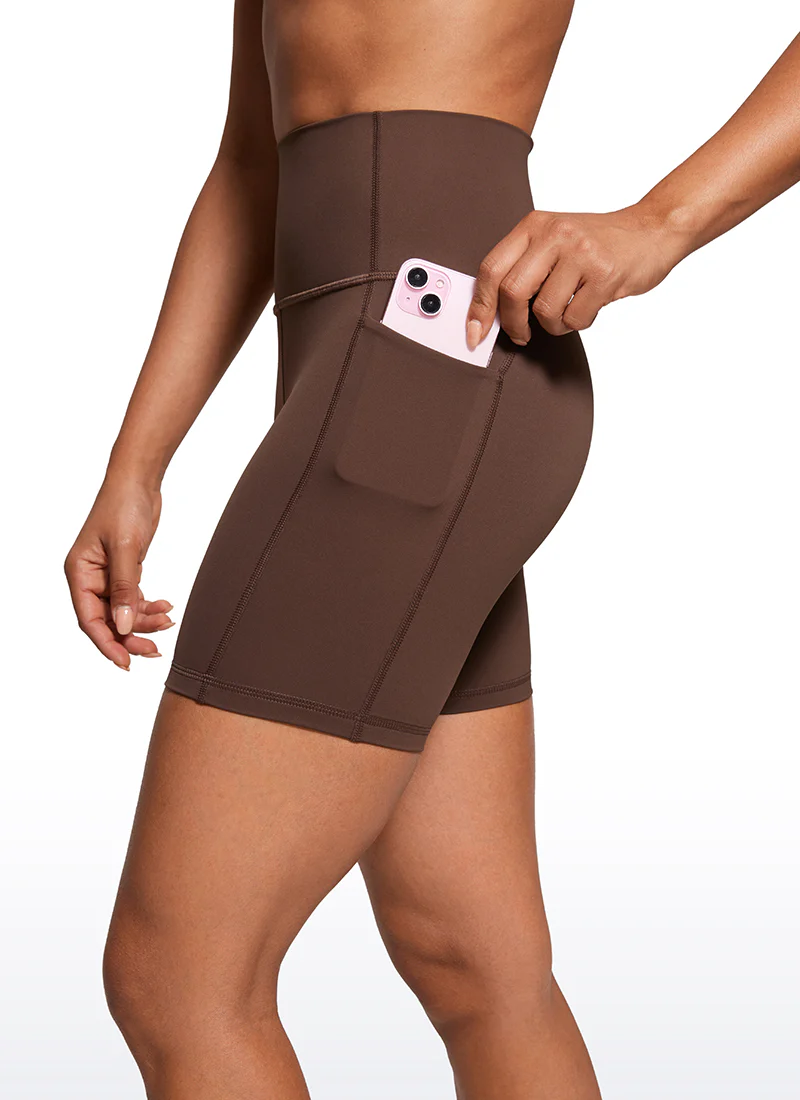 Nakedfeel Pocket Yoga Shorts 6'' - Image 41