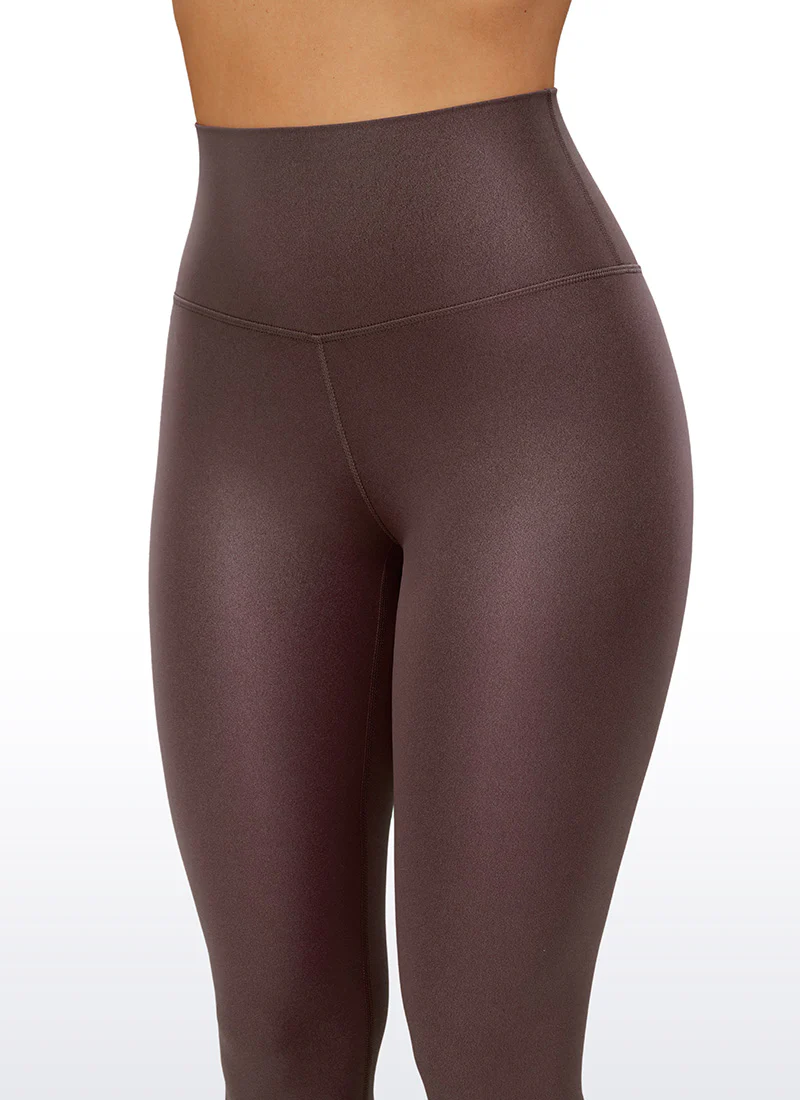 Matte Faux Leather Legging 25'' - Image 10
