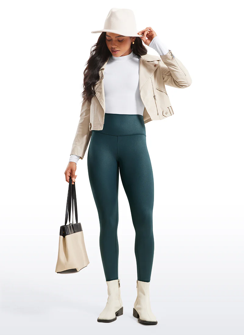 Matte Faux Leather Legging 25'' - Image 20