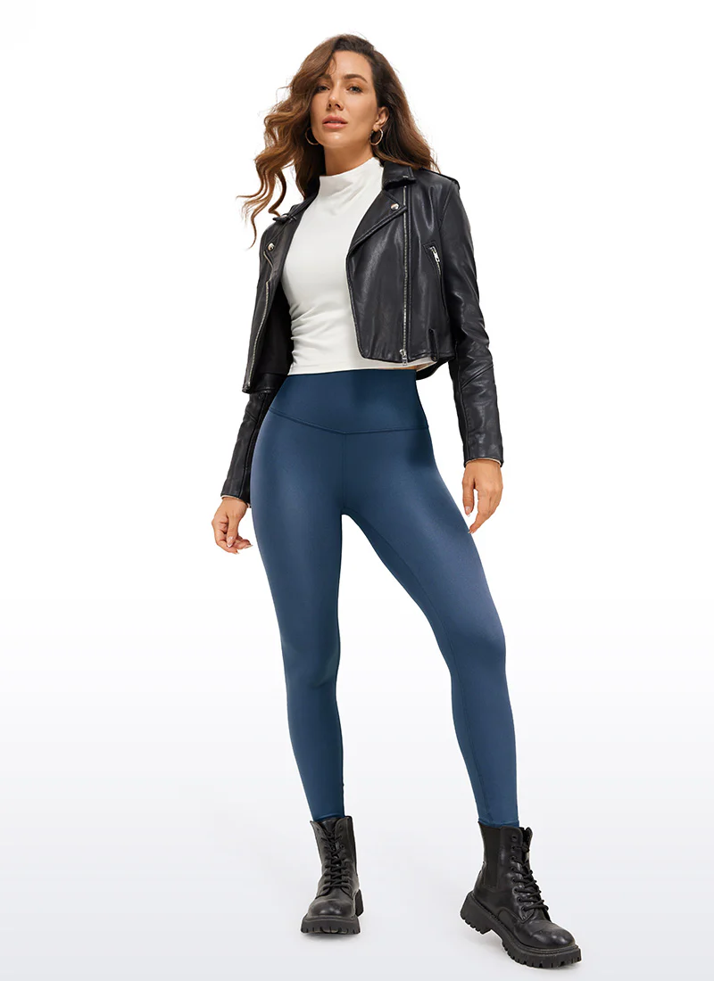 Matte Faux Leather Legging 28'' - Image 13
