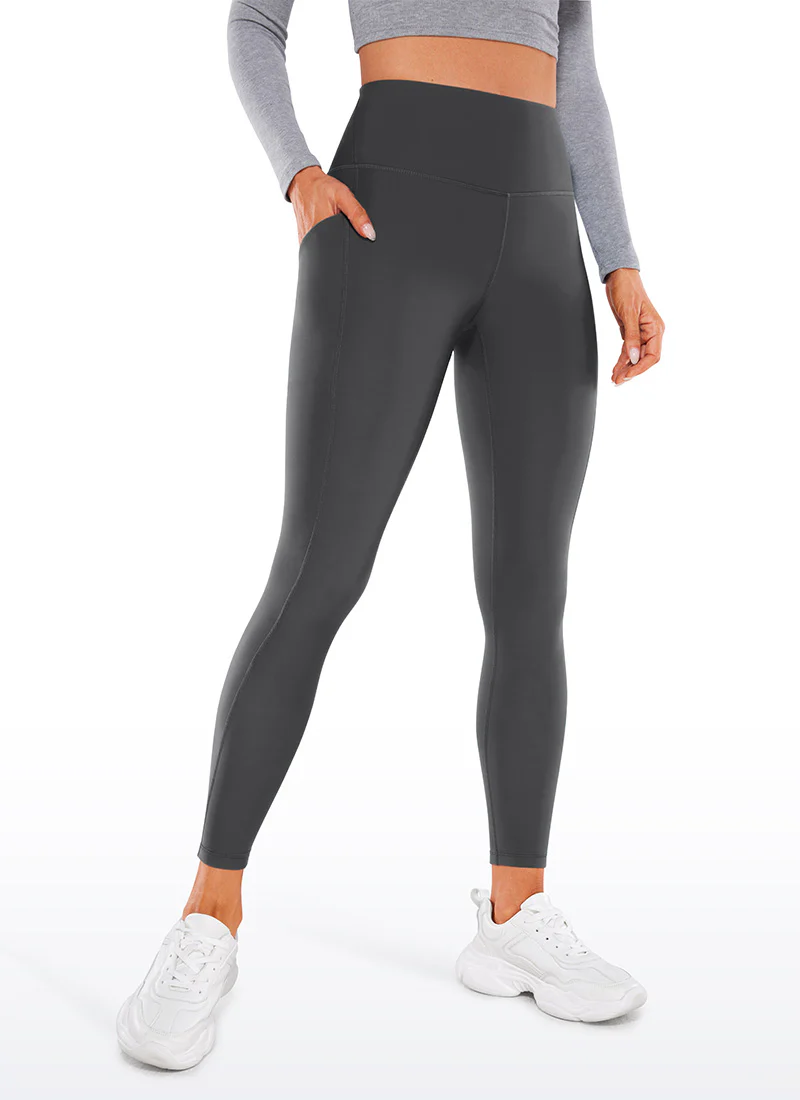 Fleece Lined Soft Pocket Legging 26.5" - Image 12