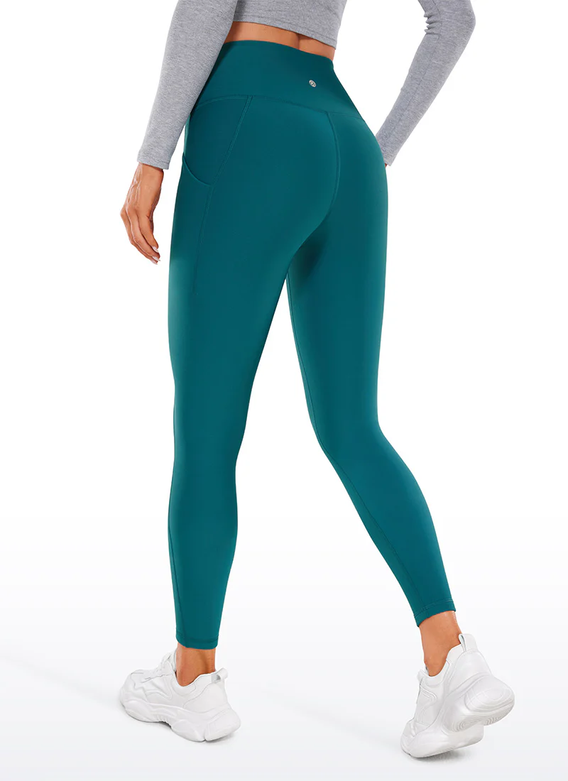 Fleece Lined Soft Pocket Legging 26.5" - Image 45