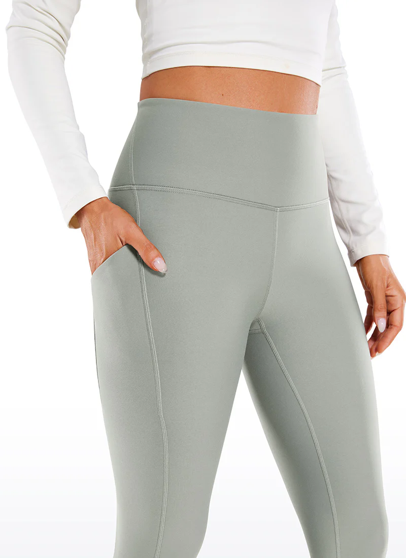 Fleece Lined Soft Pocket Legging 26.5" - Image 57