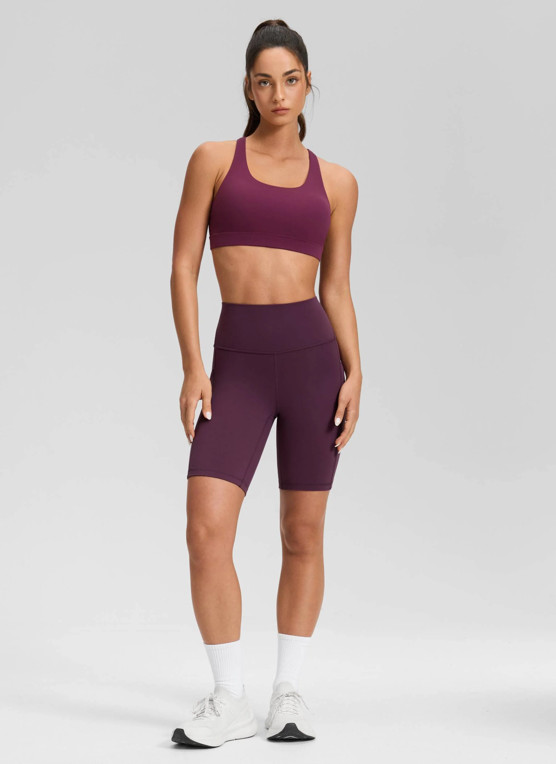 Butterluxe Pocket Yoga Shorts 8'' - Image 11