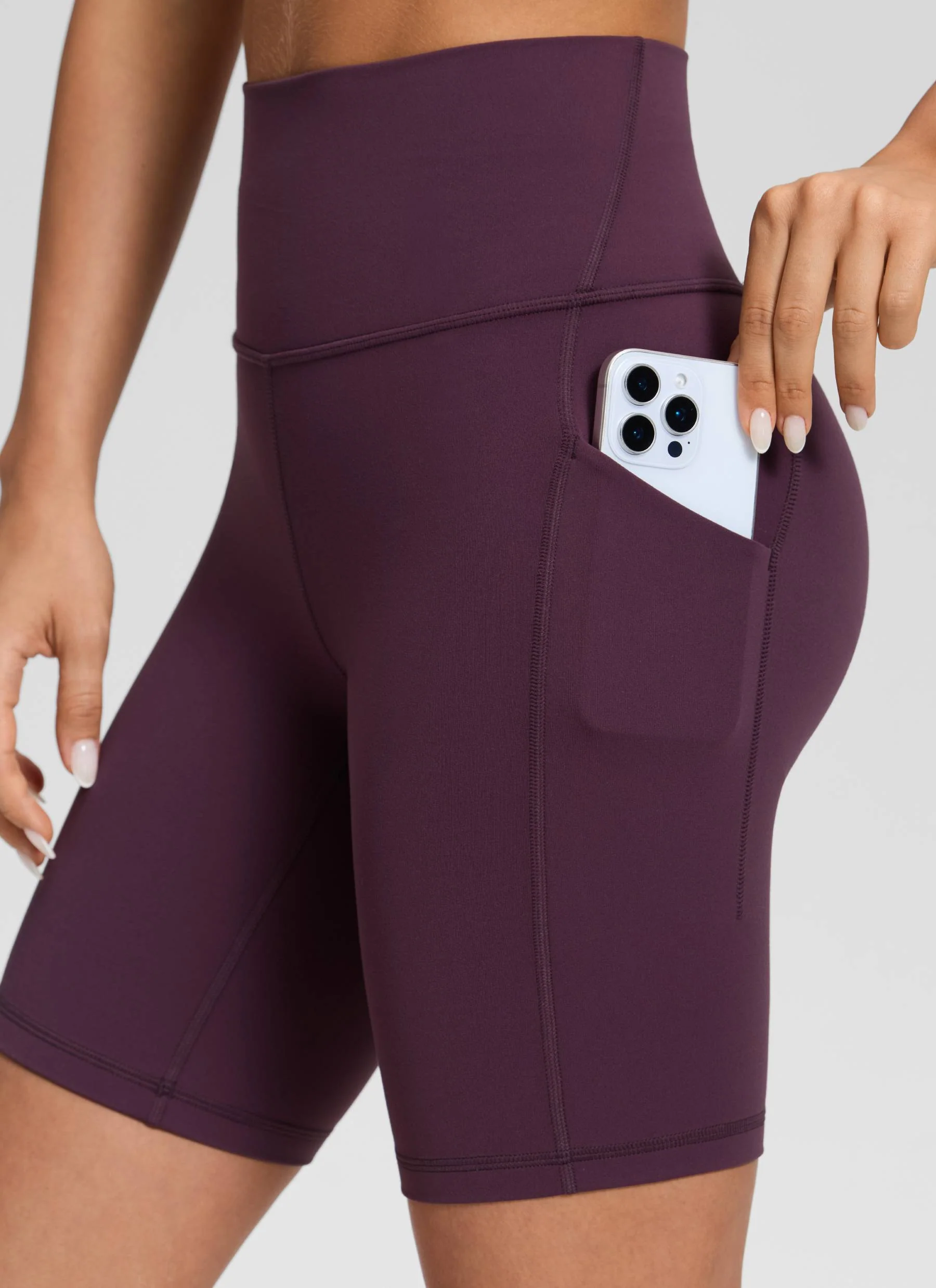 Butterluxe Pocket Yoga Shorts 8'' - Image 12
