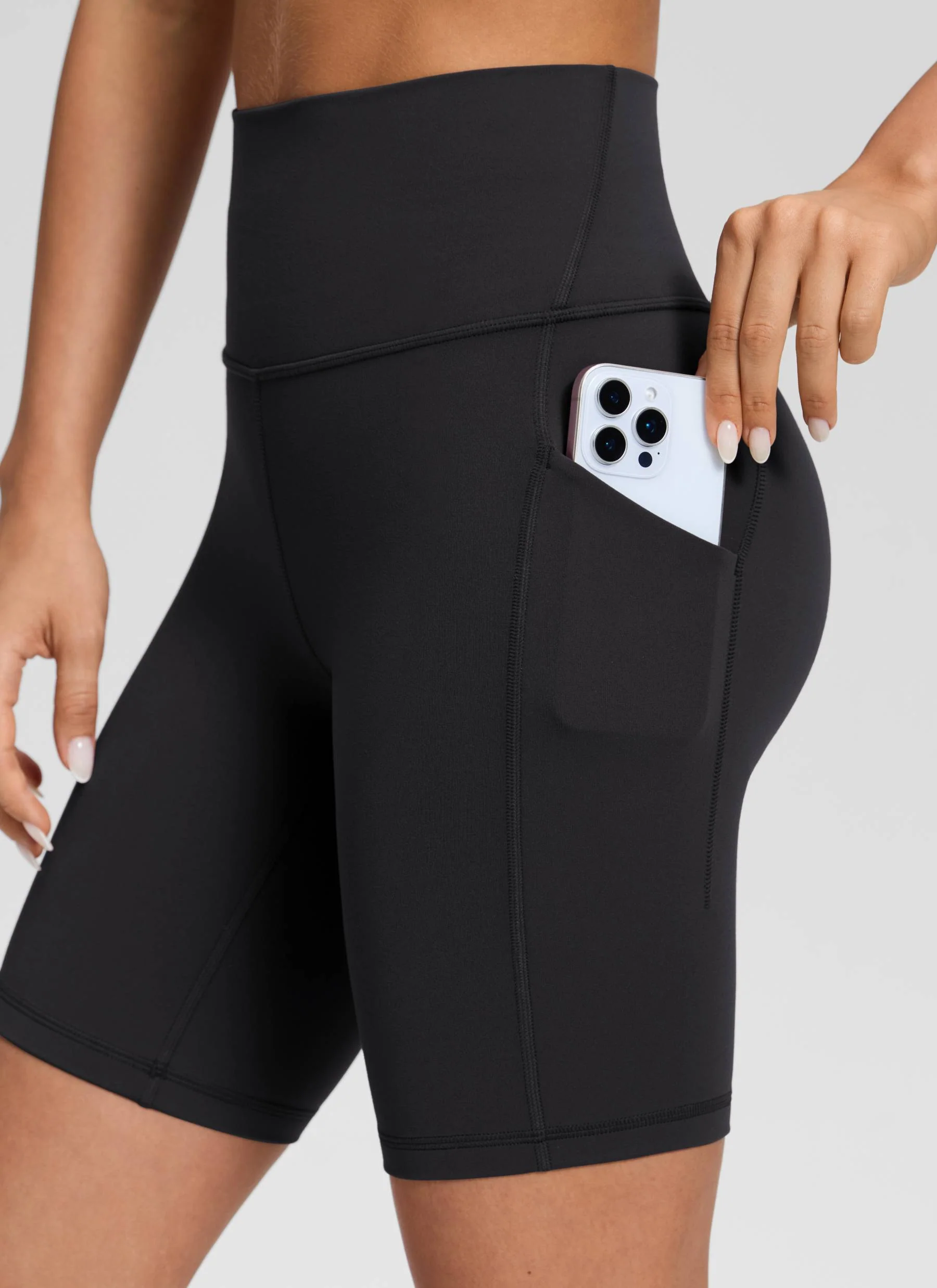 Butterluxe Pocket Yoga Shorts 8'' - Image 4