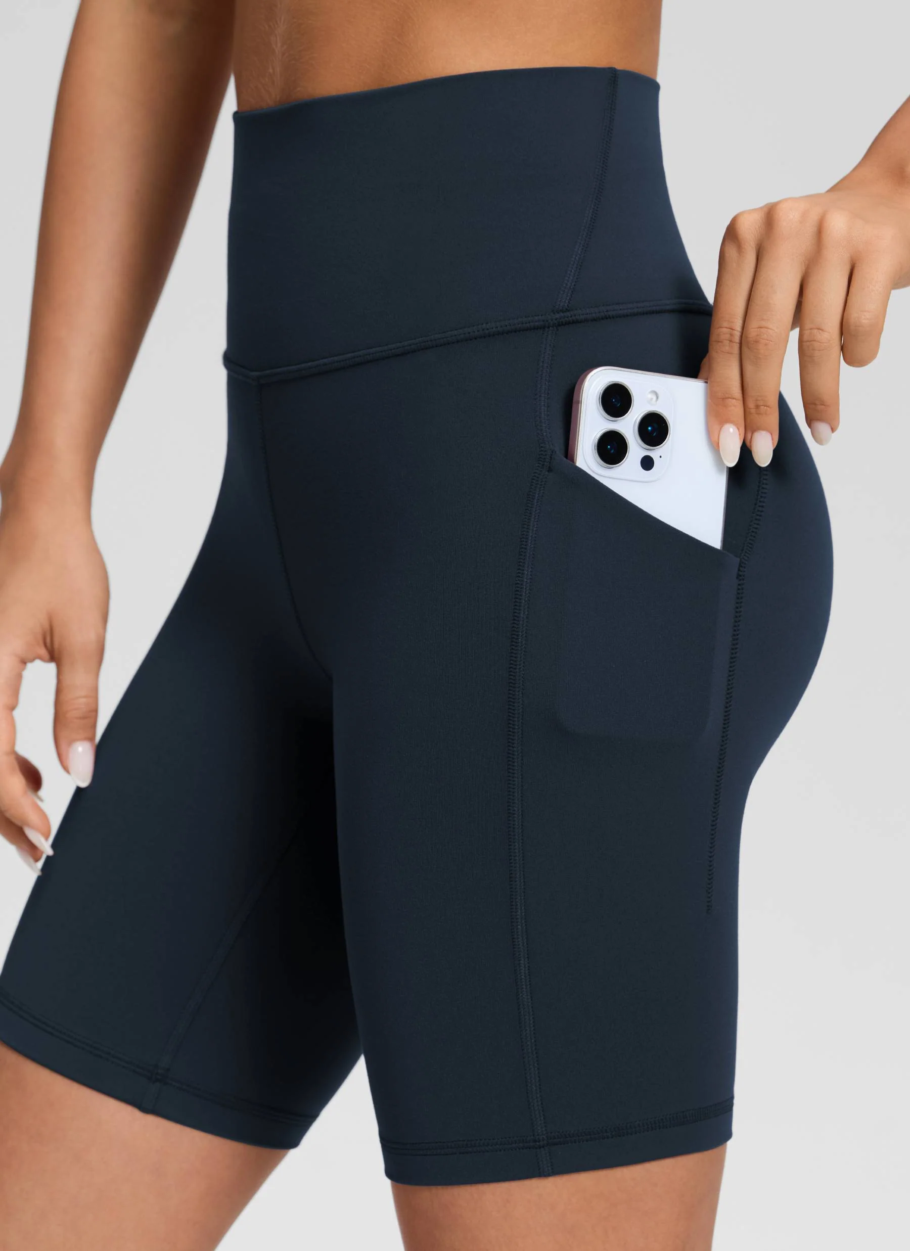 Butterluxe Pocket Yoga Shorts 8'' - Image 8