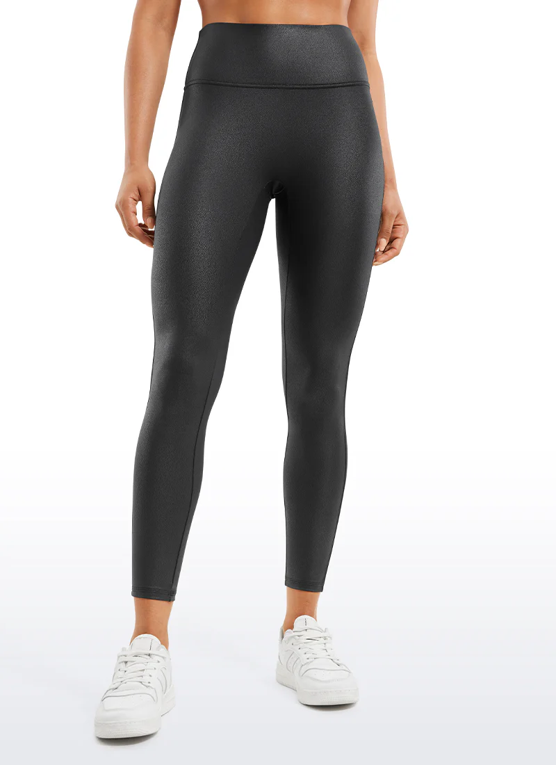 Faux Leather No Front Seam Legging 25'' - Image 10