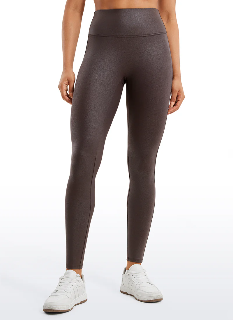 Faux Leather No Front Seam Legging 28'' - Image 10