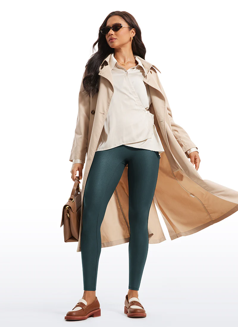 Faux Leather No Front Seam Legging 28'' - Image 20