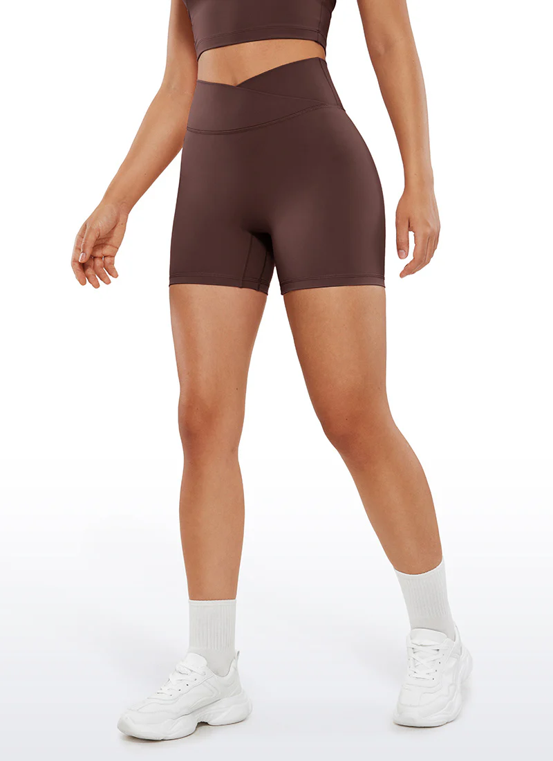 Butterluxe Crossover Butt Shorts 5" - No Front Seam - Image 16