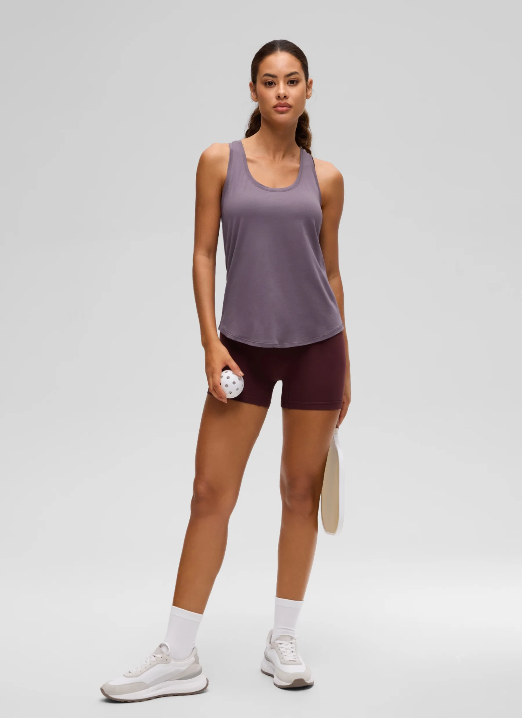 Pima Cotton Hip Length Racerback Tank - Image 27
