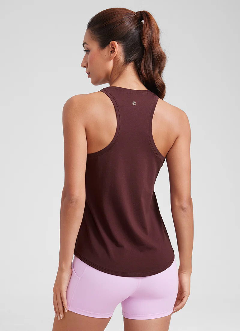 Pima Cotton Hip Length Racerback Tank - Image 15