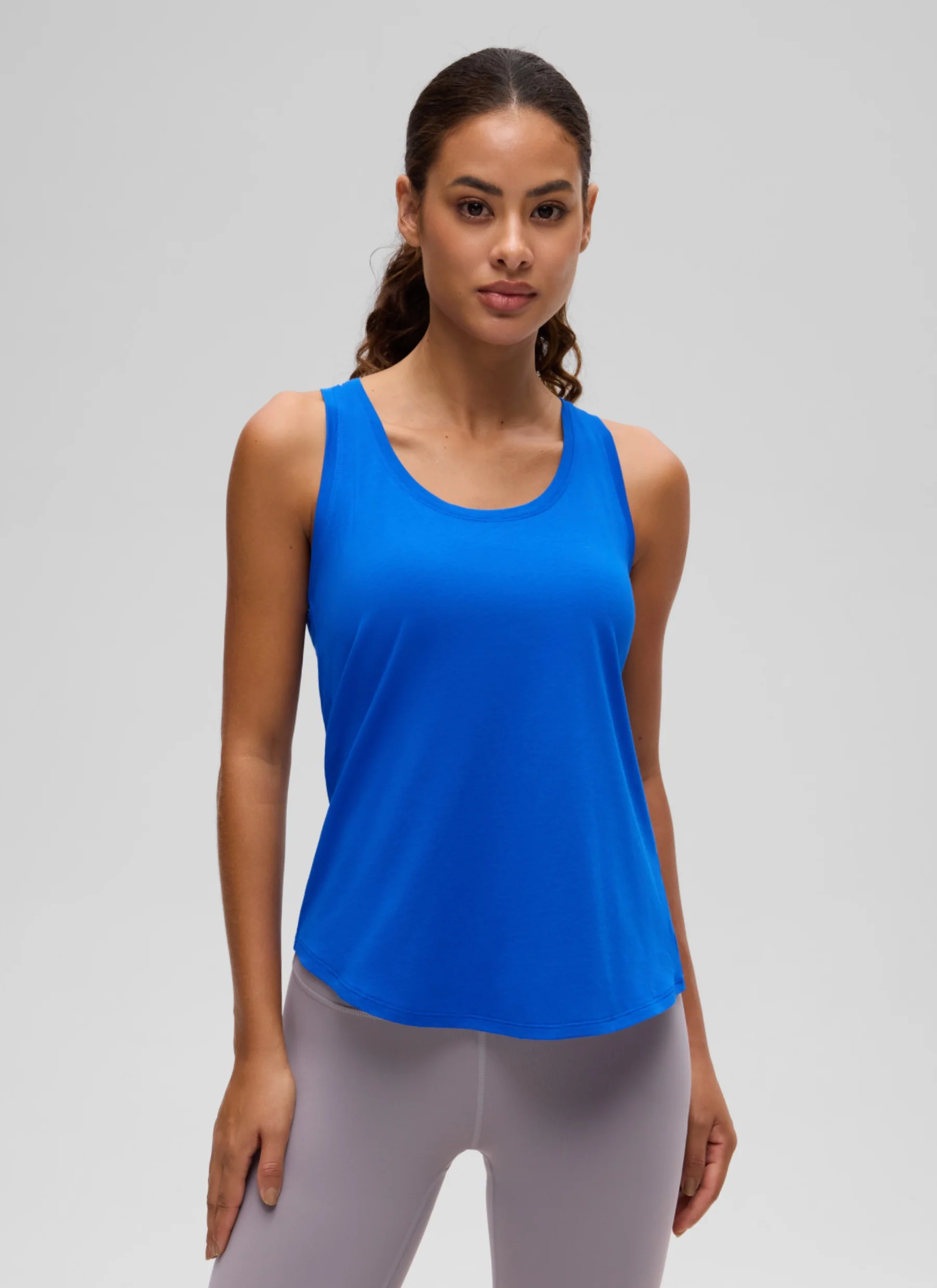 Pima Cotton Hip Length Racerback Tank - Image 5