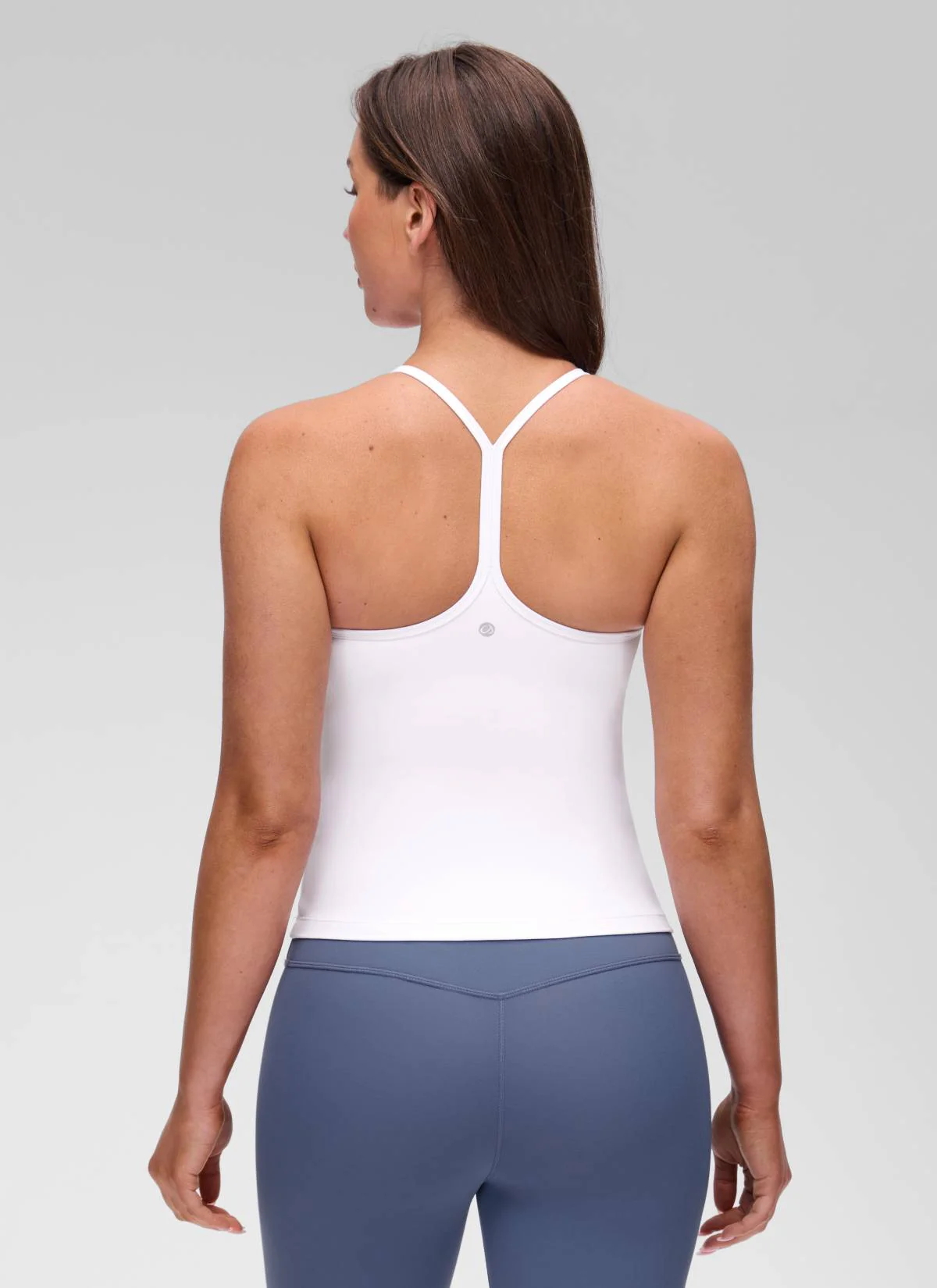 Butterluxe Waist Length Y Back Built in Bra Tank - Image 19