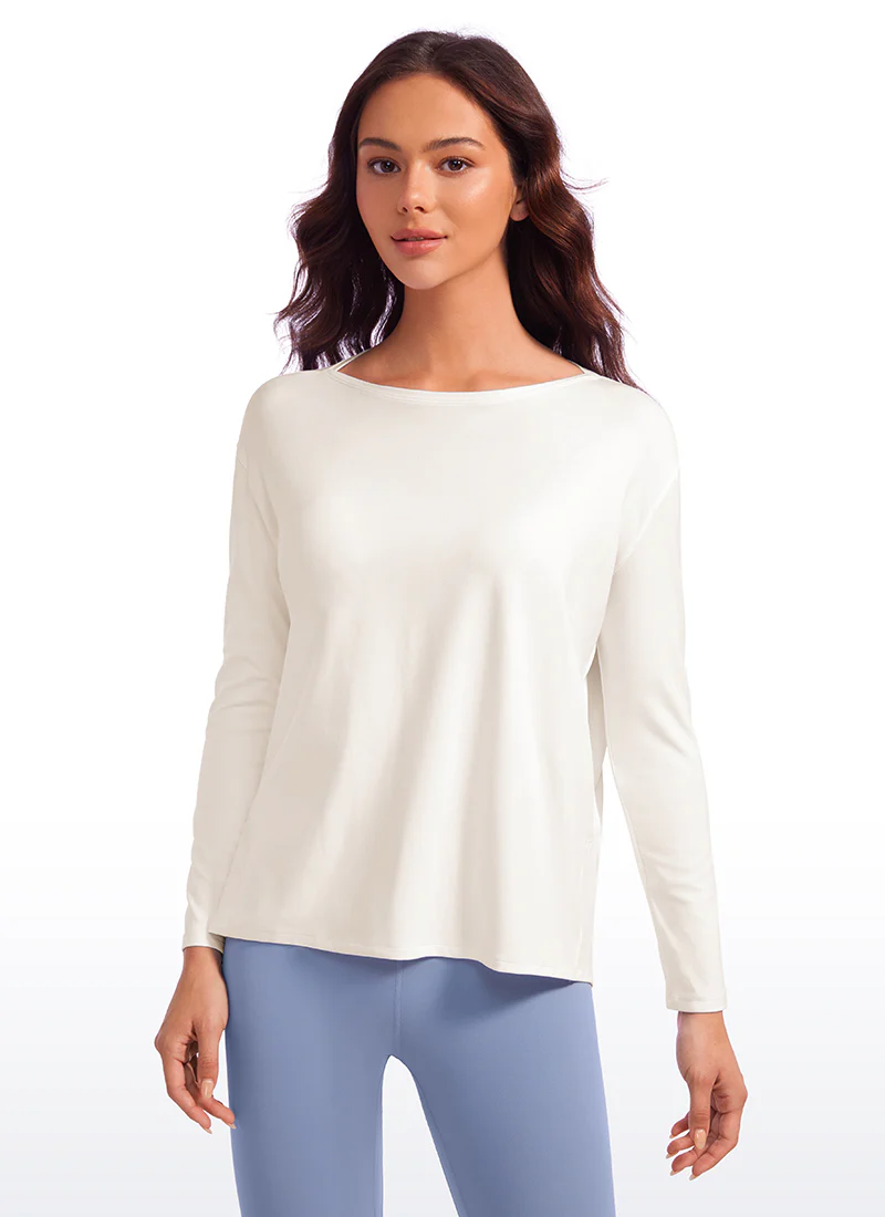 Butterluxe-Light Hip Length Back Hem Long Sleeves - Image 16