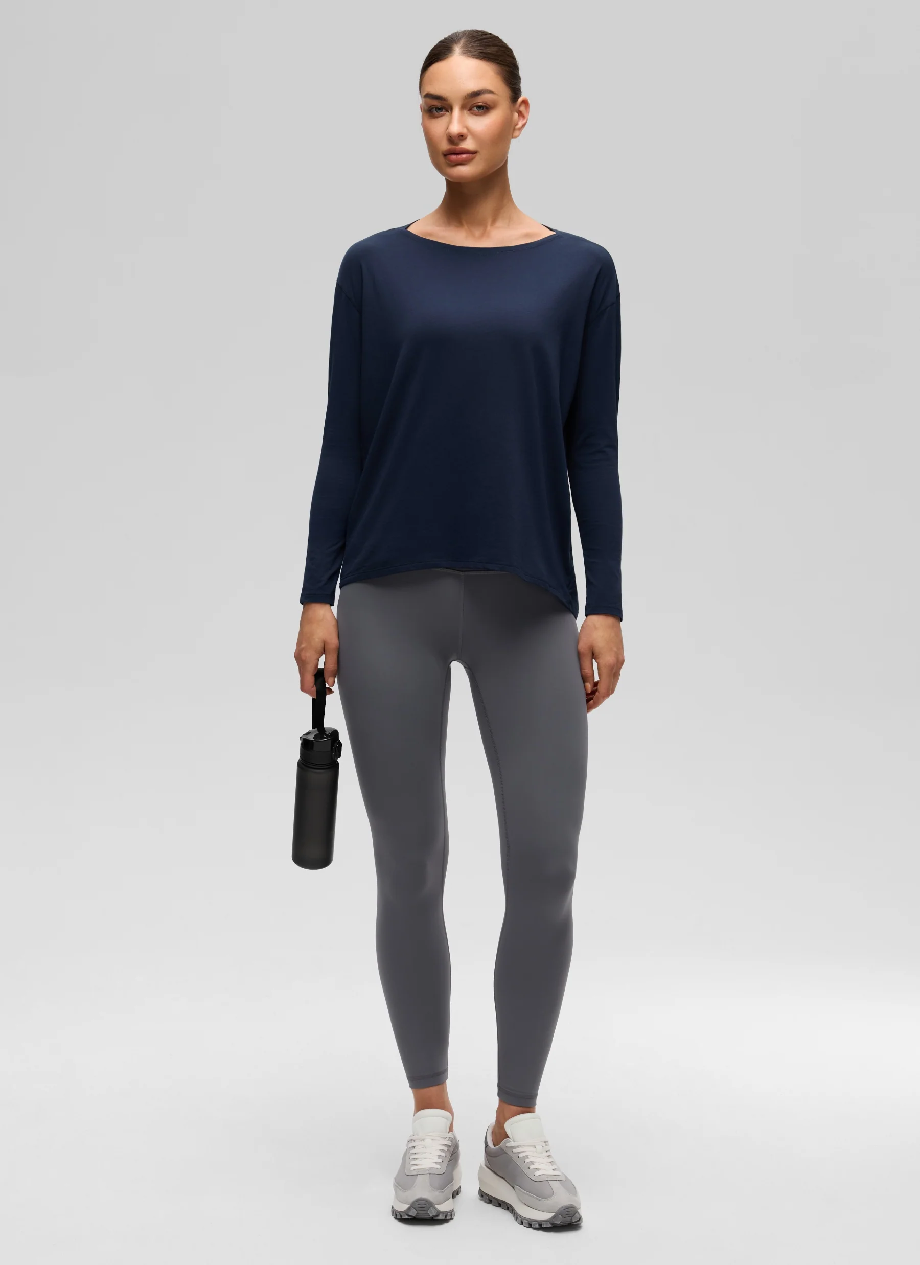 Pima Cotton Boat Neck Long Sleeve - Image 17