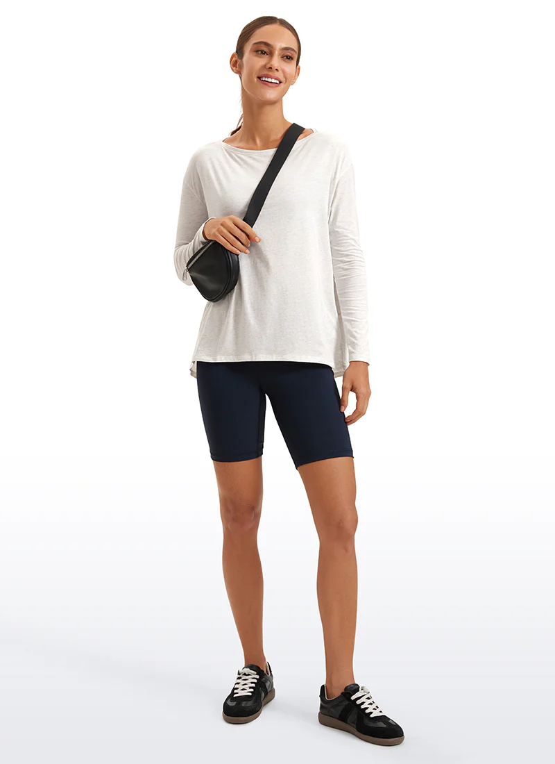 Pima Cotton Boat Neck Long Sleeve - Image 22