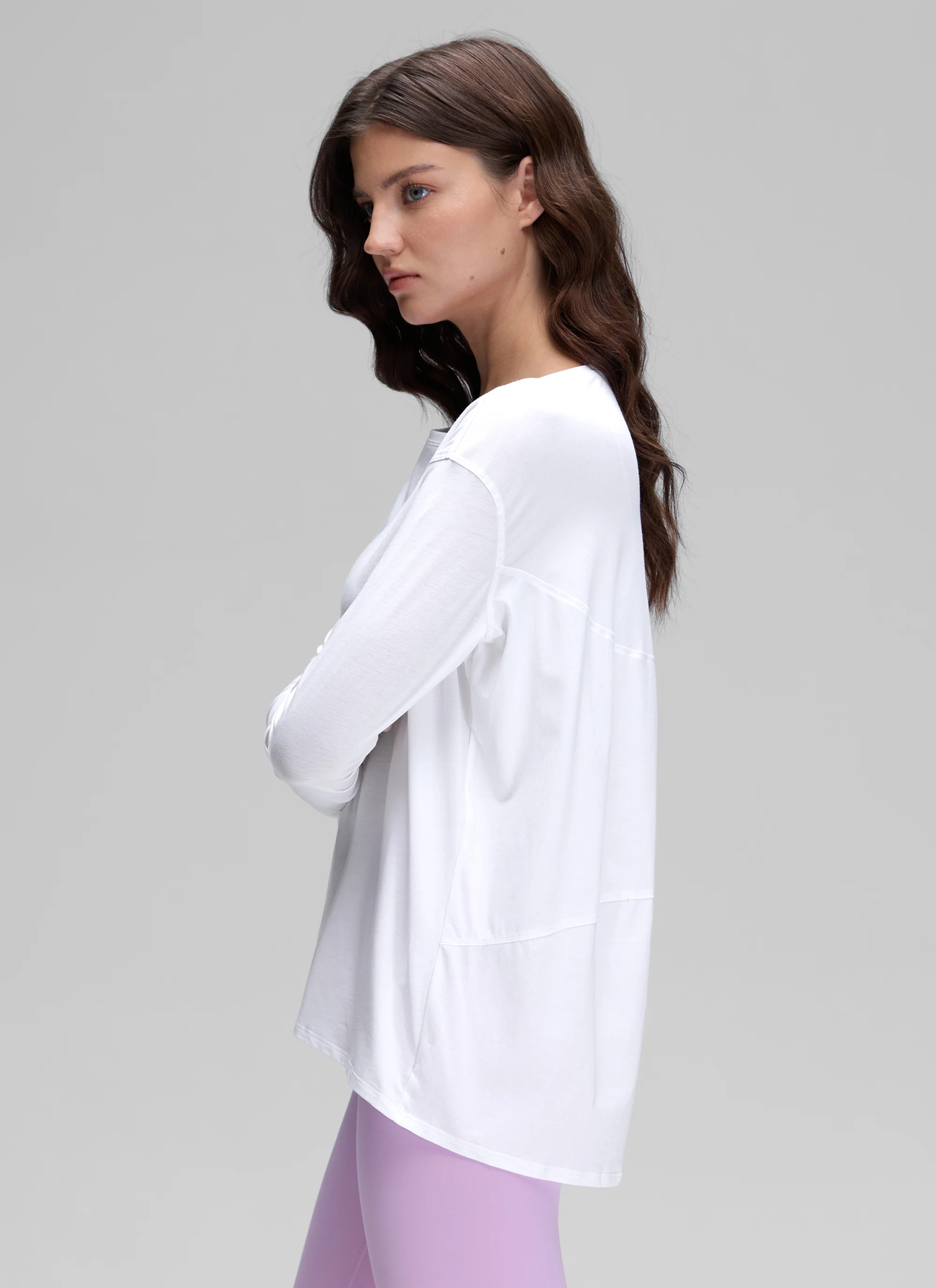 Pima Cotton Boat Neck Long Sleeve - Image 9