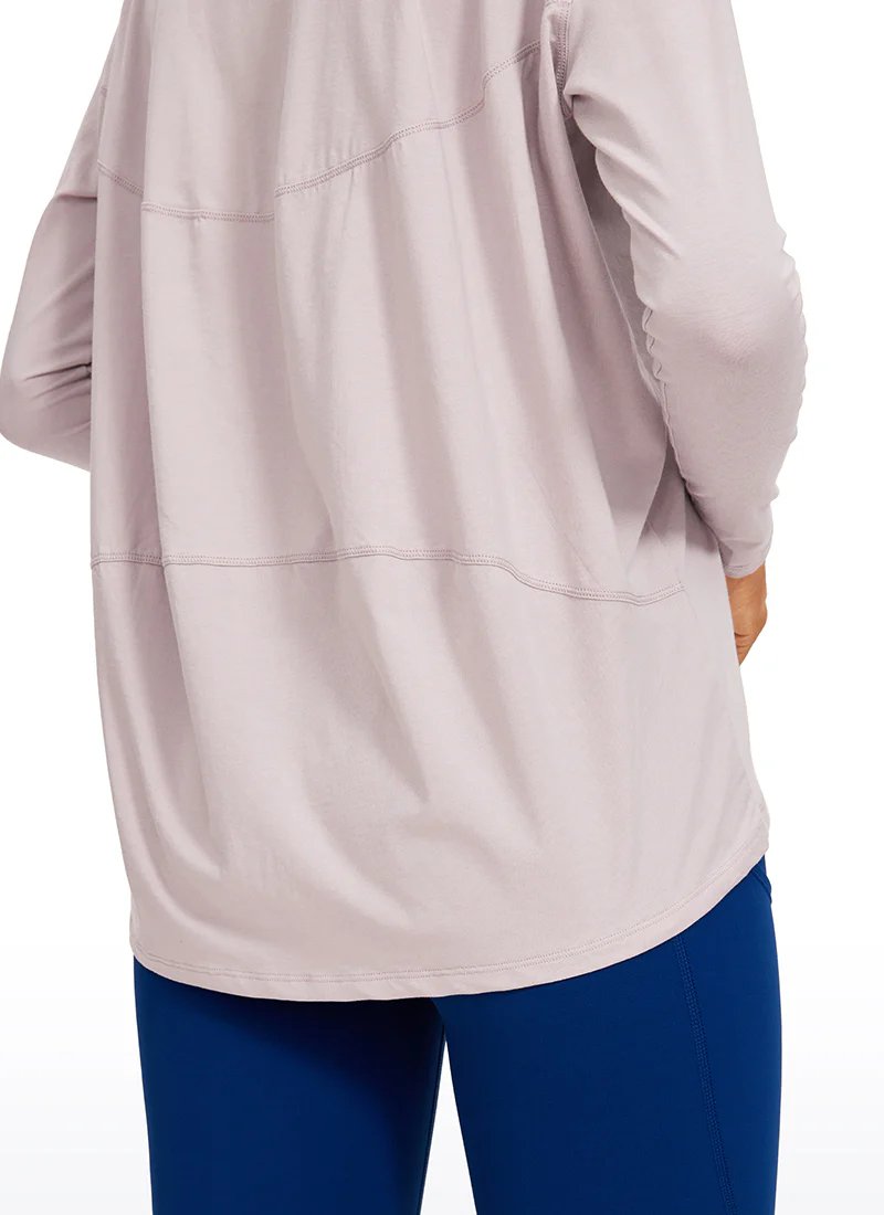 Pima Cotton Boat Neck Long Sleeve - Image 11
