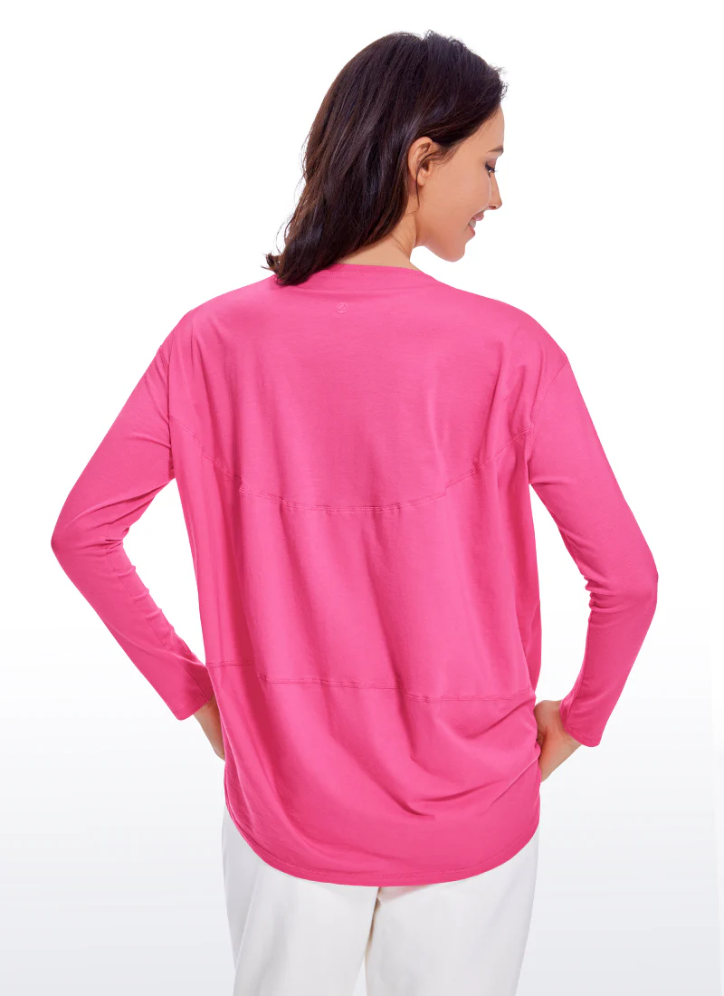 Pima Cotton Boat Neck Long Sleeve - Image 13