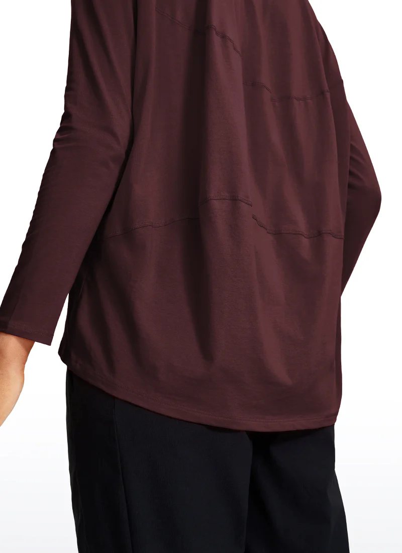 Pima Cotton Boat Neck Long Sleeve - Image 18