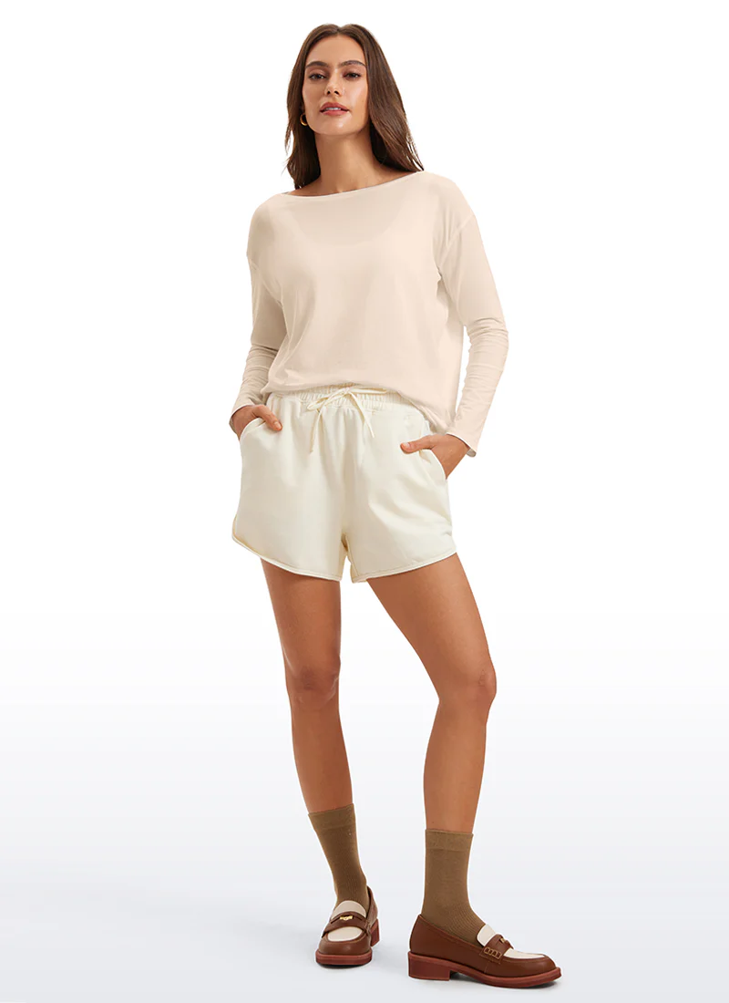 Pima Cotton Boat Neck Long Sleeve - Image 21