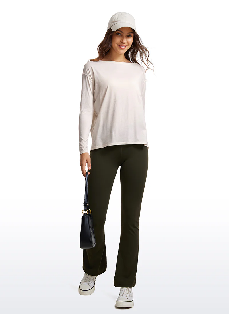 Pima Cotton Boat Neck Long Sleeve - Image 25
