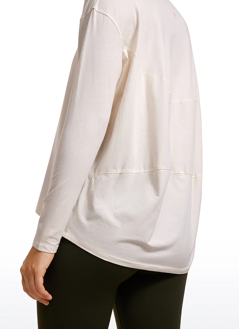 Pima Cotton Boat Neck Long Sleeve - Image 26