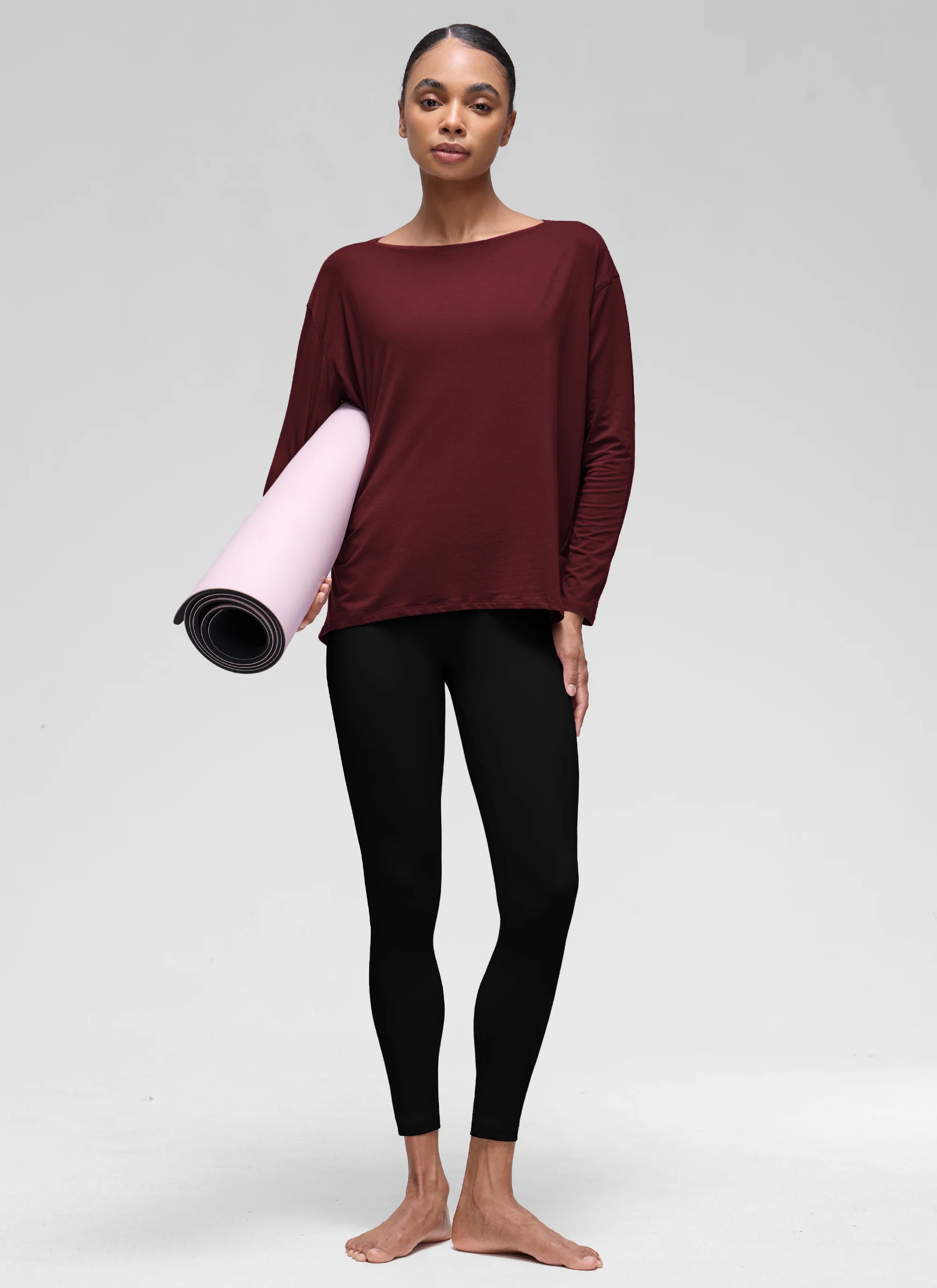 Pima Cotton Boat Neck Long Sleeve - Image 40
