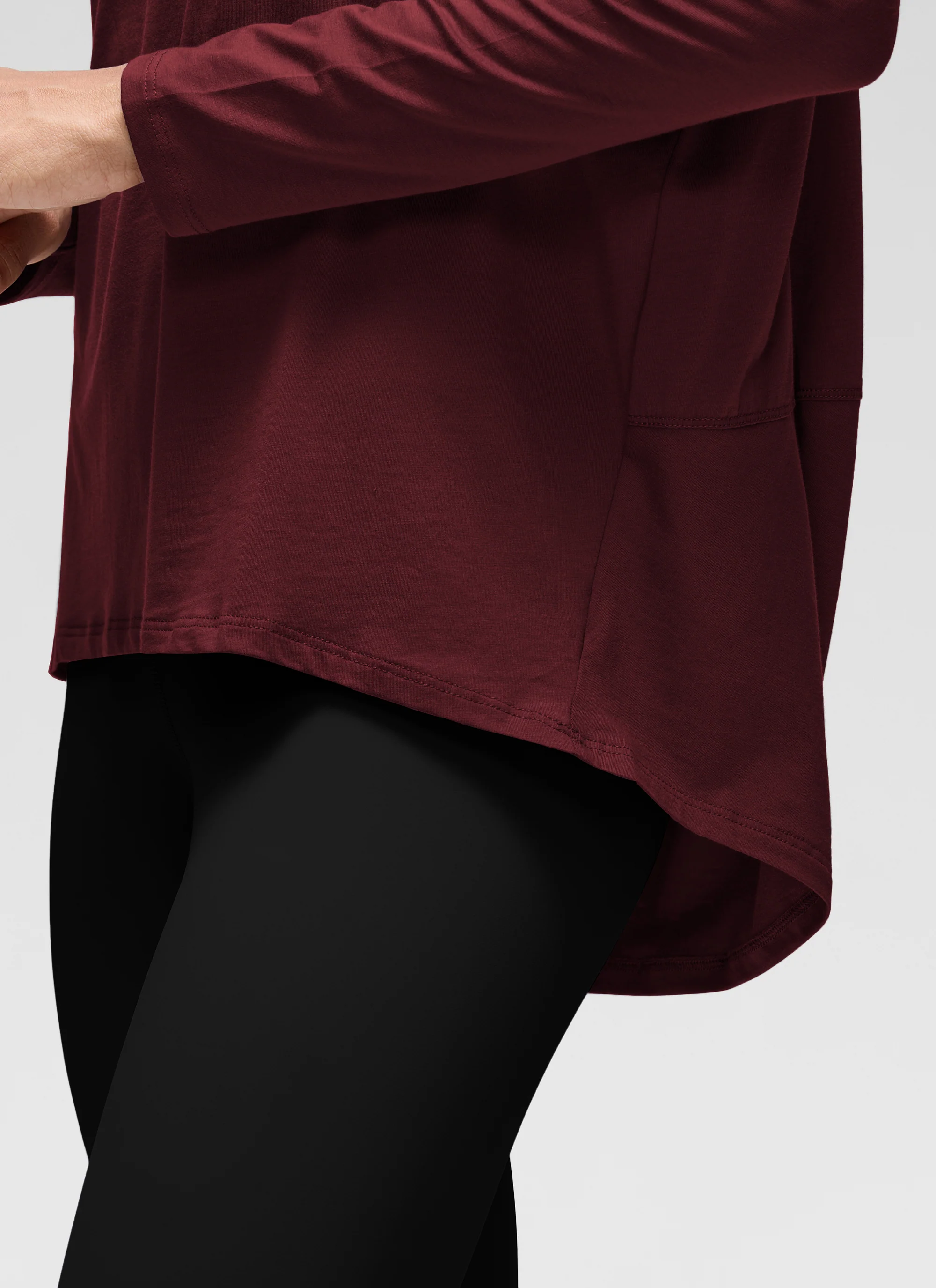 Pima Cotton Boat Neck Long Sleeve - Image 41