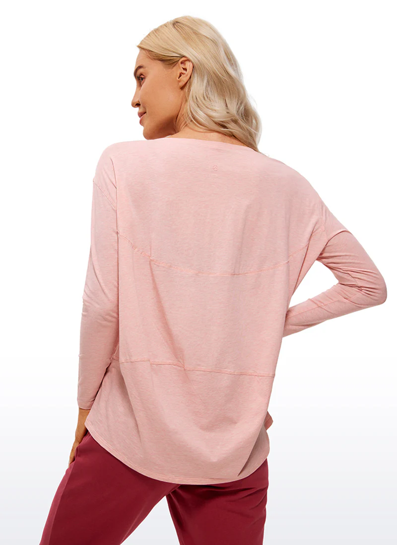 Pima Cotton Boat Neck Long Sleeve - Image 5