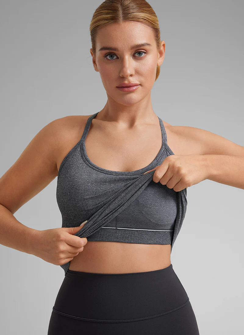 Speedy Seamless Built in Bra  Y back Tank - Image 4