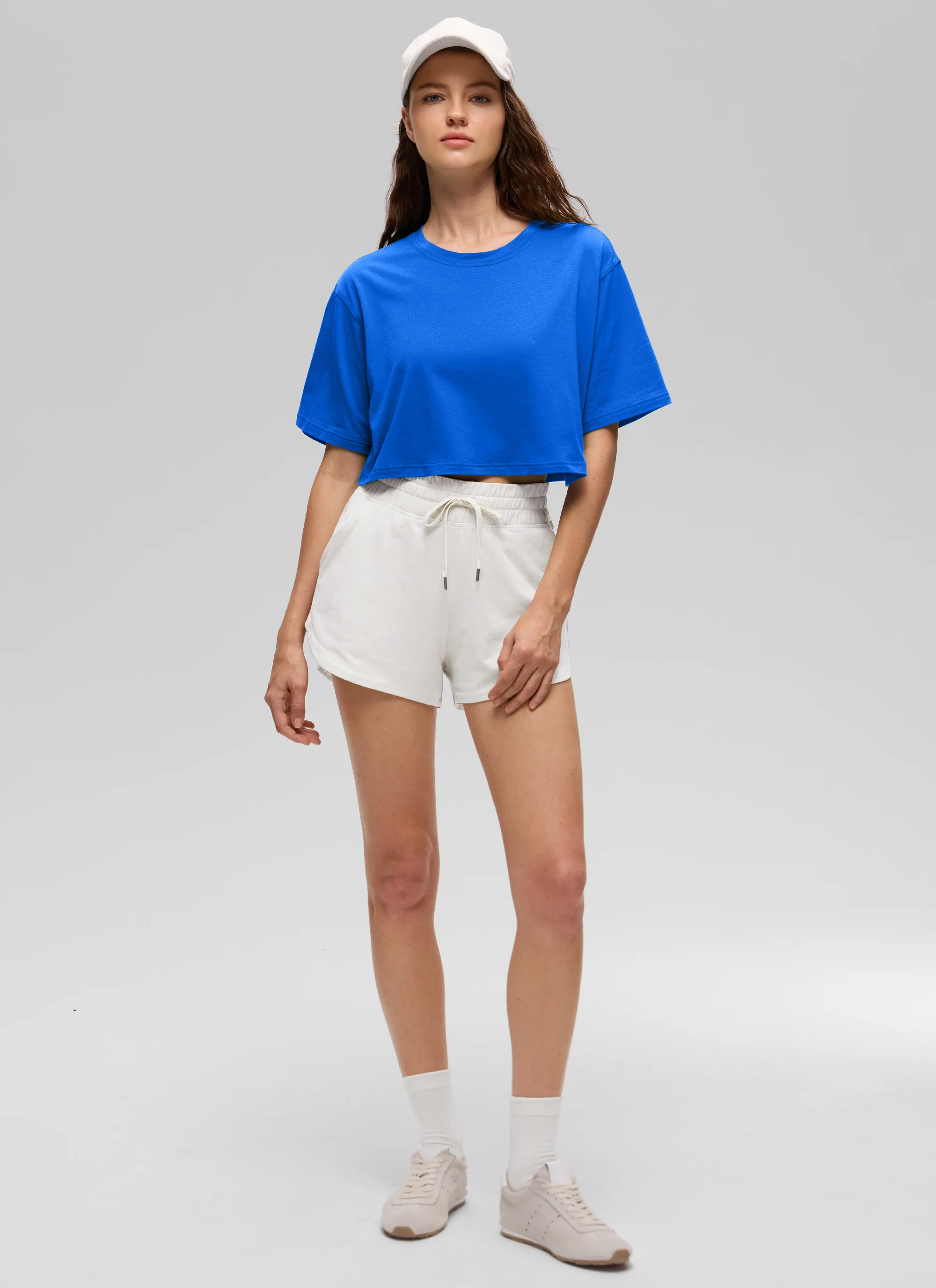 Pima Cotton Cropped Short Sleeve - Image 16