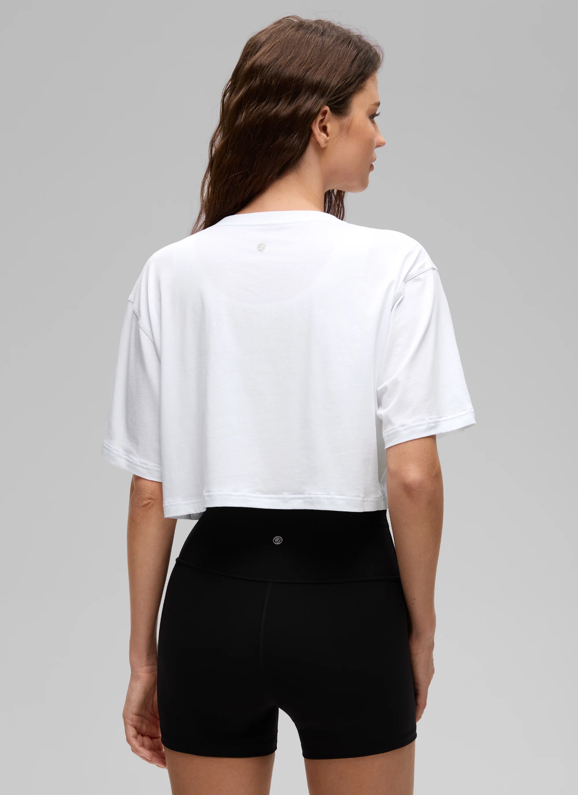 Pima Cotton Cropped Short Sleeve - Image 6