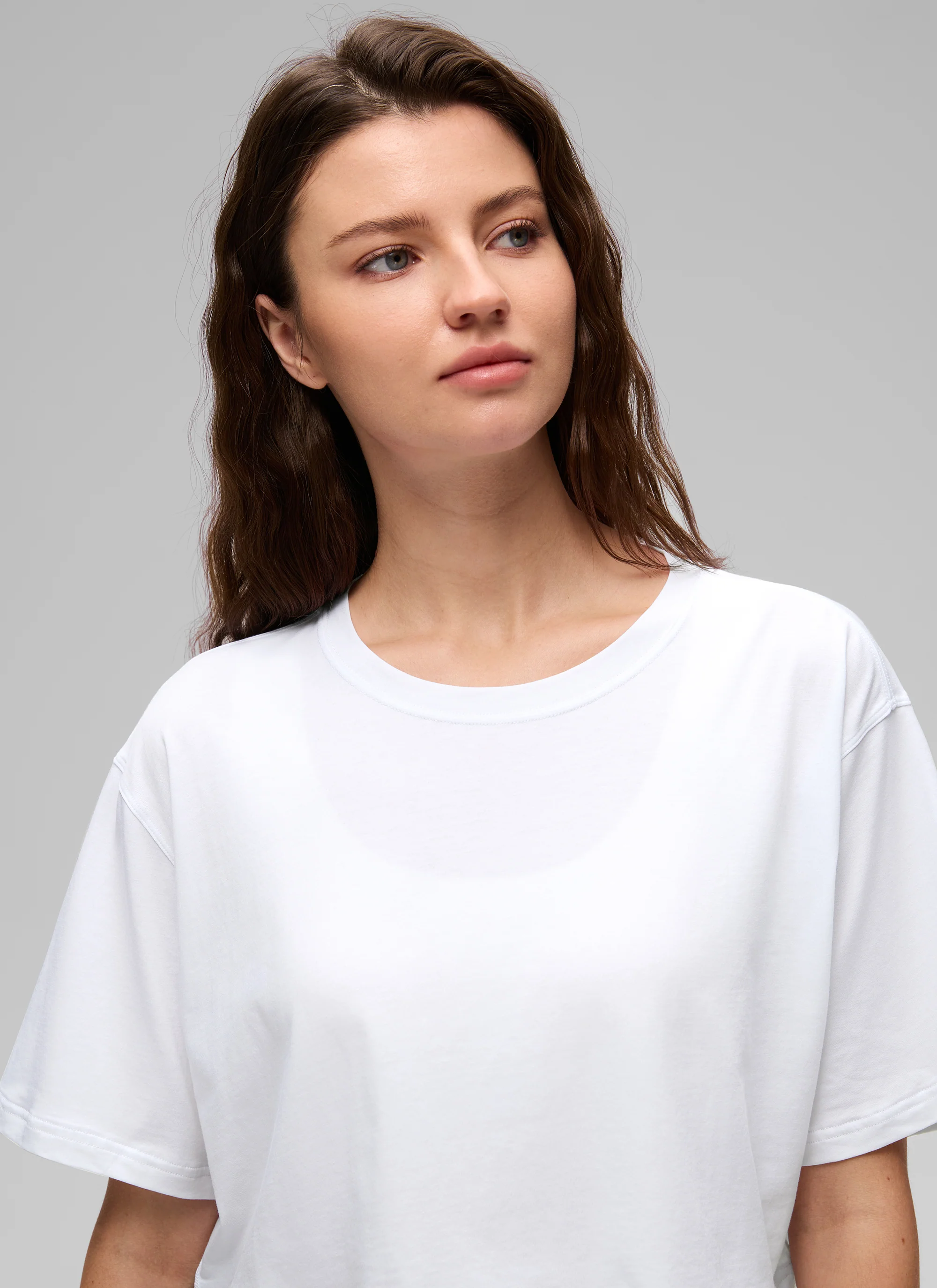 Pima Cotton Cropped Short Sleeve - Image 9