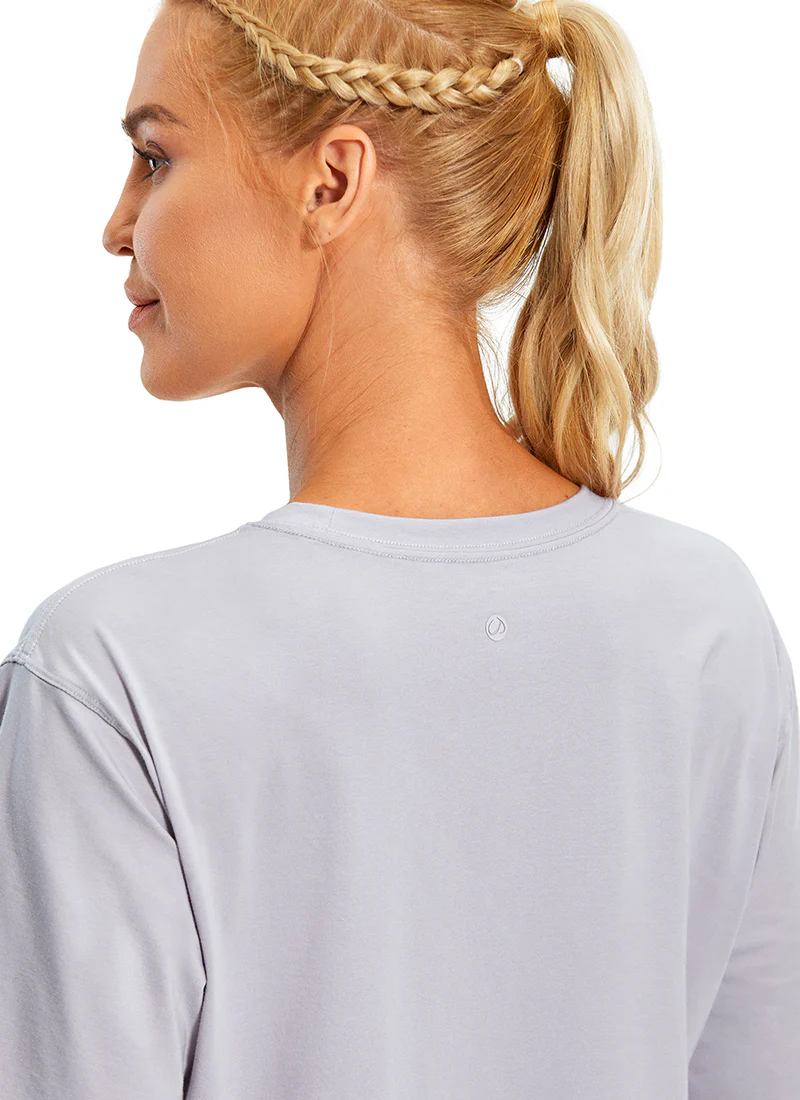 Pima Cotton Cropped Short Sleeve - Image 7