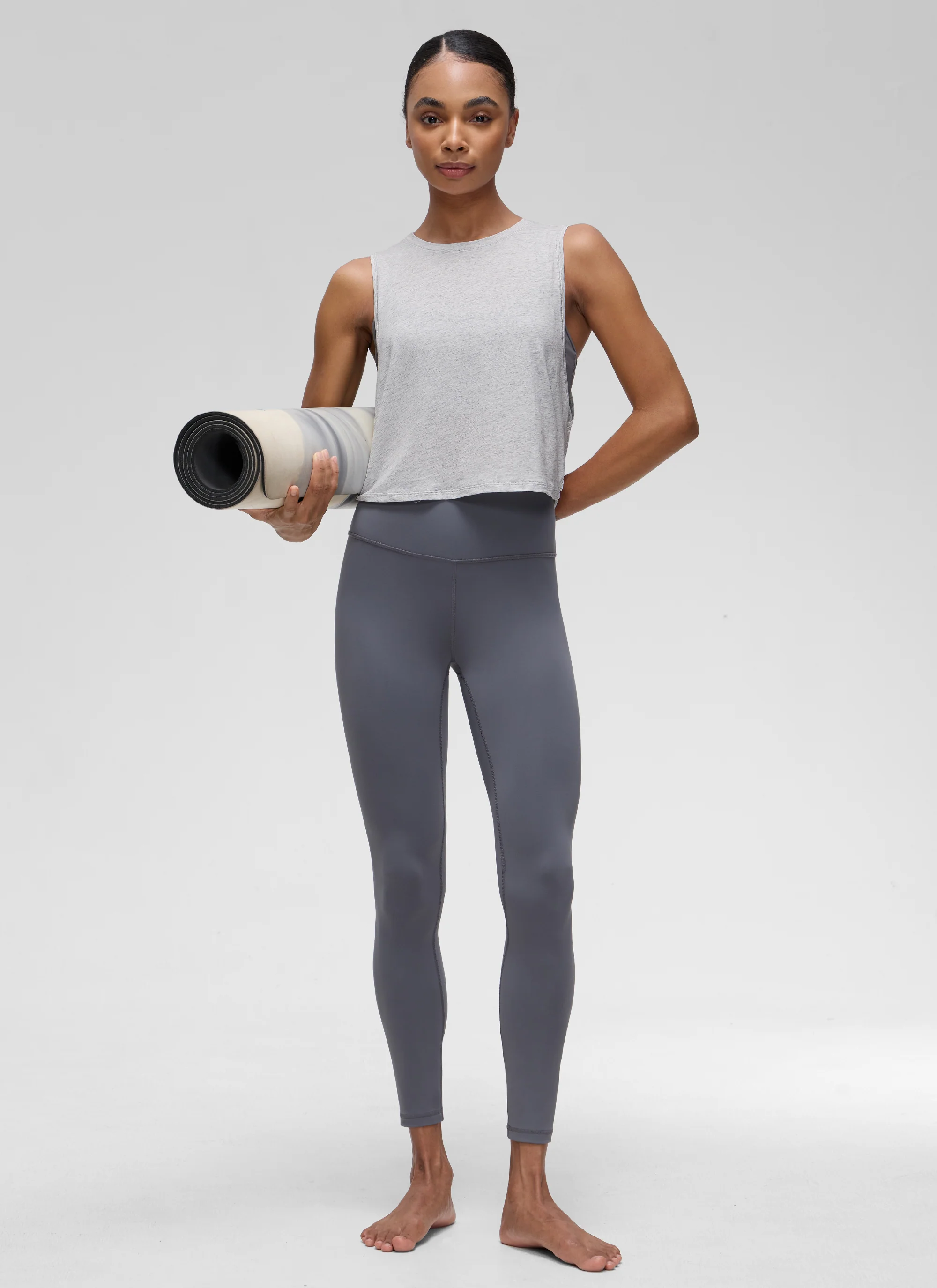 Pima Cotton Crop Deep Armhole Tank - Image 16