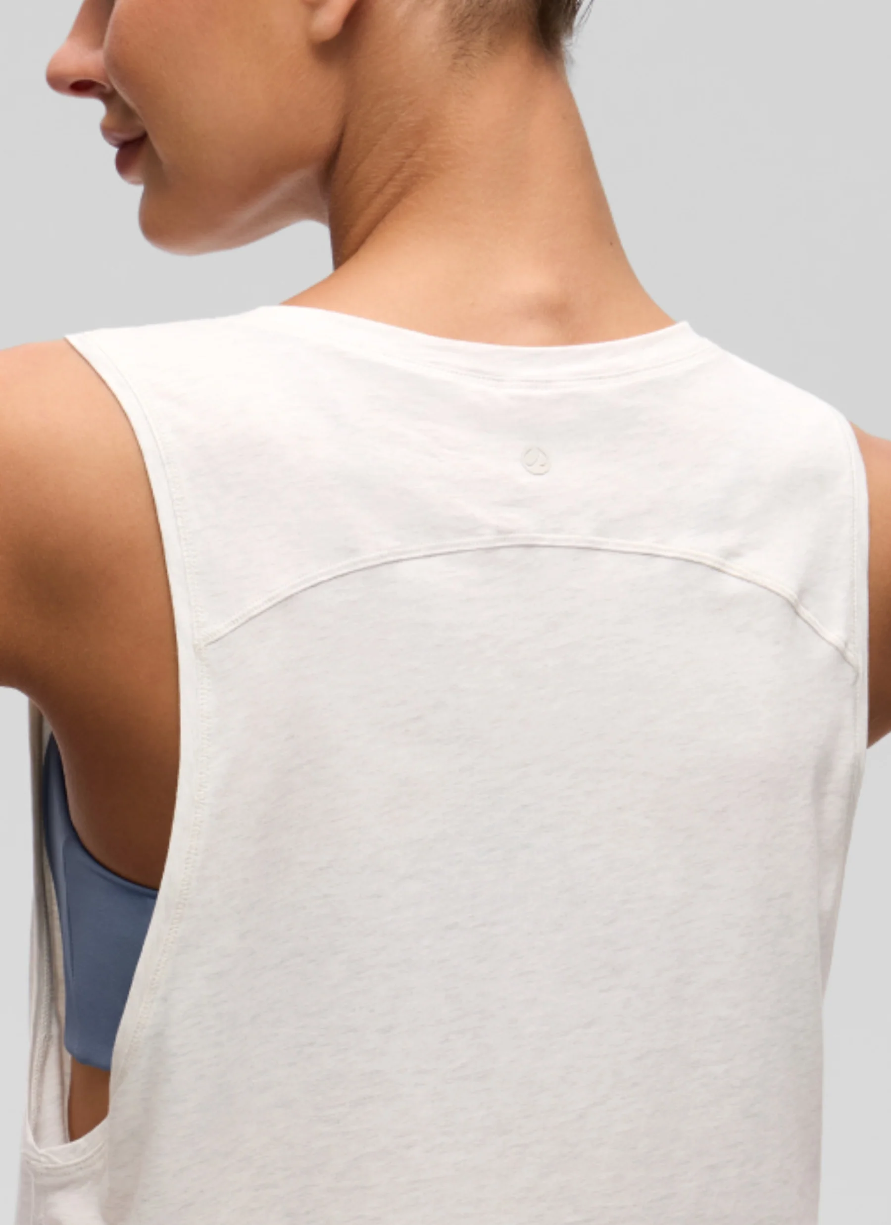 Pima Cotton Crop Deep Armhole Tank - Image 13
