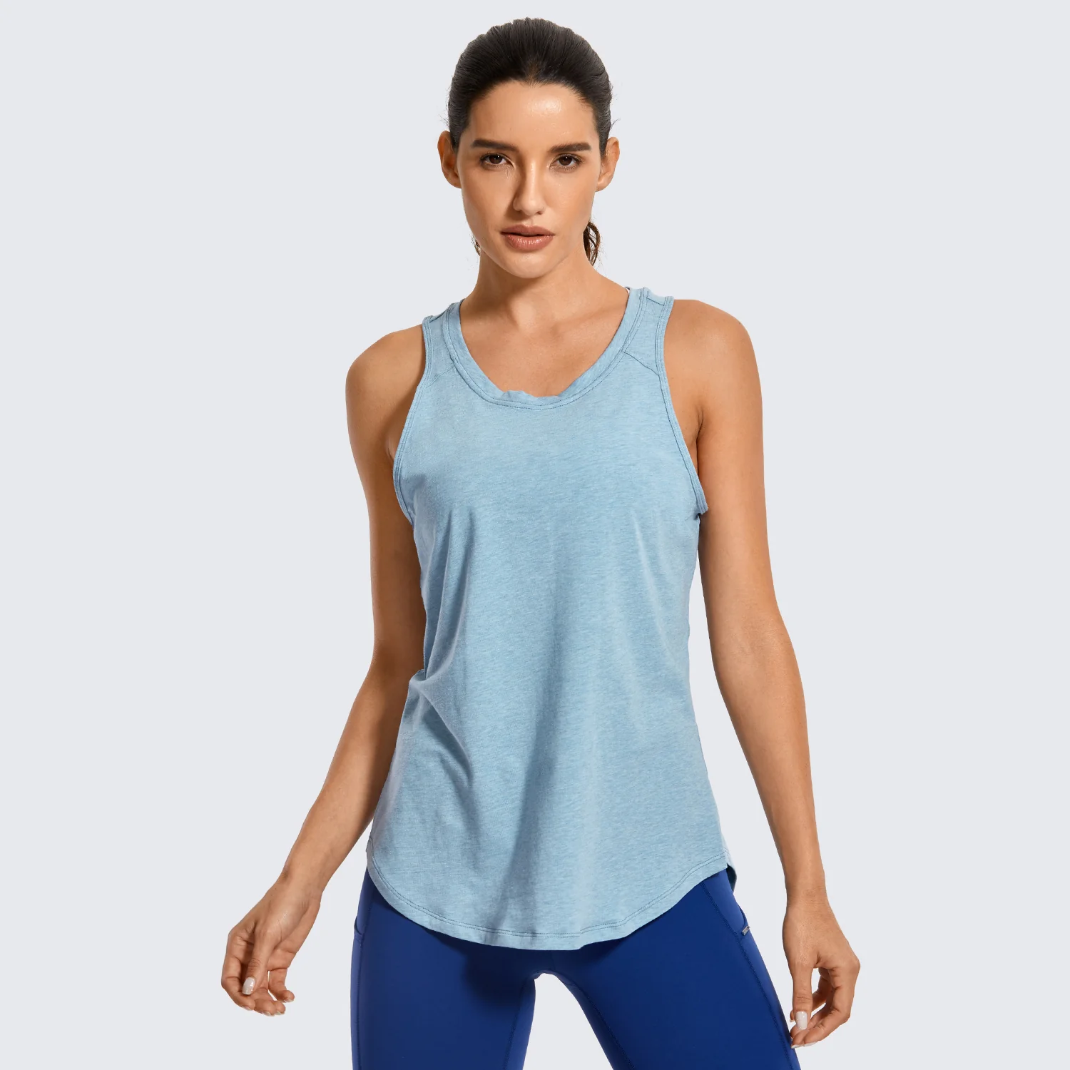 Pima Cotton Split Open Back Tank - Image 10