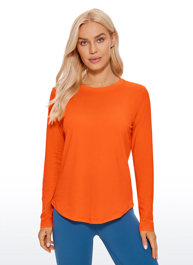 Pima Cotton Workout Long Sleeve - Image 5
