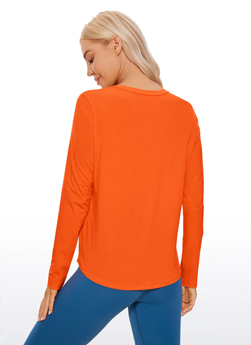 Pima Cotton Workout Long Sleeve - Image 6