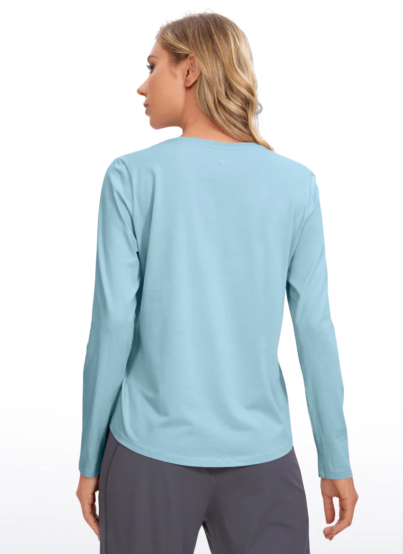 Pima Cotton Workout Long Sleeve - Image 11