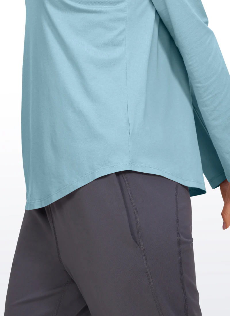Pima Cotton Workout Long Sleeve - Image 12