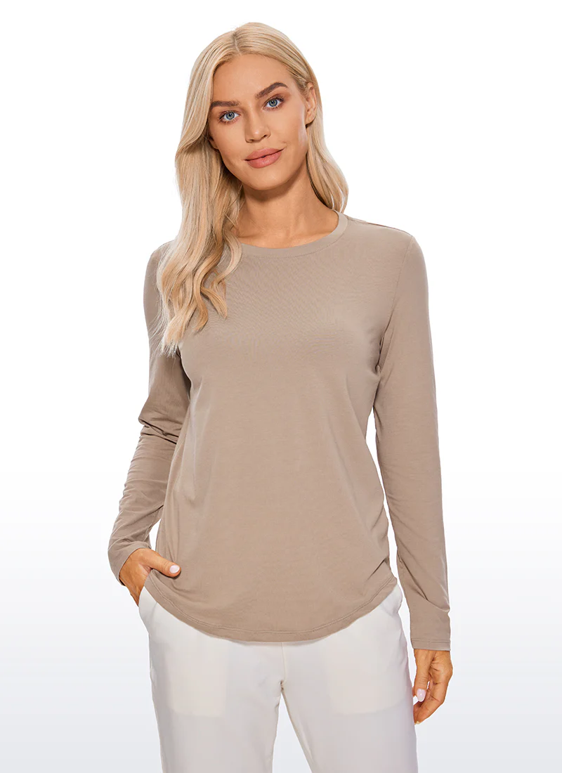 Pima Cotton Workout Long Sleeve - Image 13