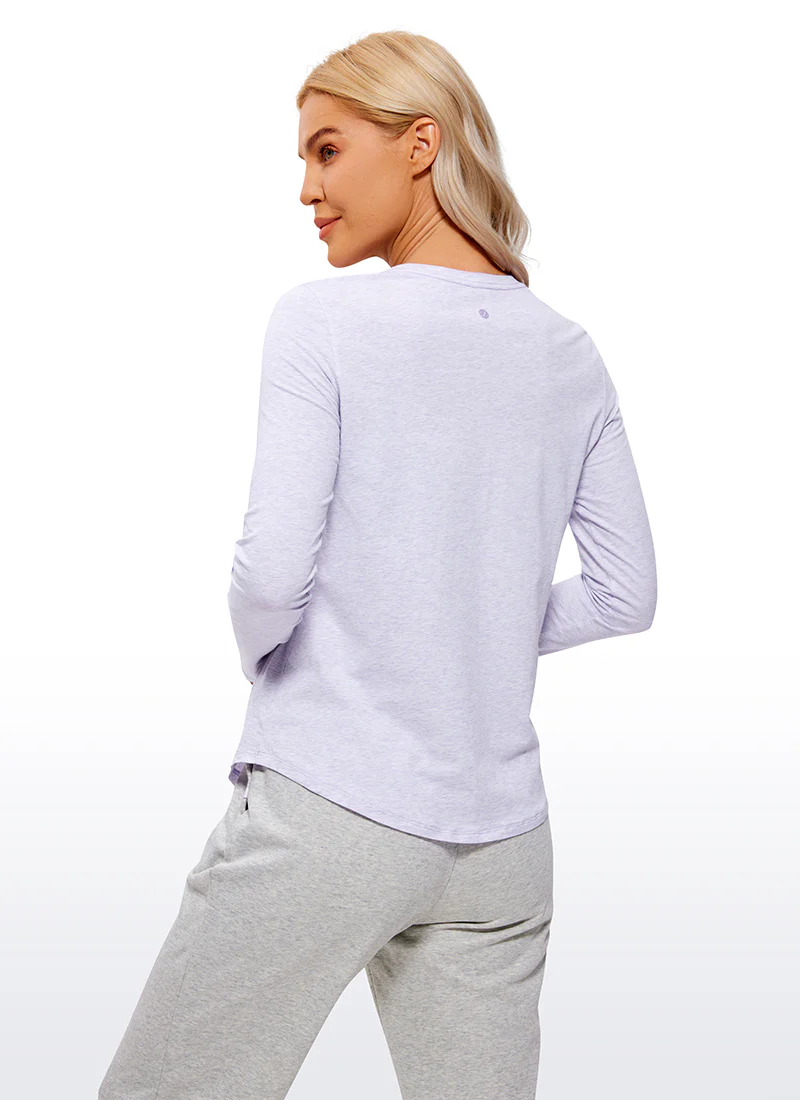Pima Cotton Workout Long Sleeve - Image 17