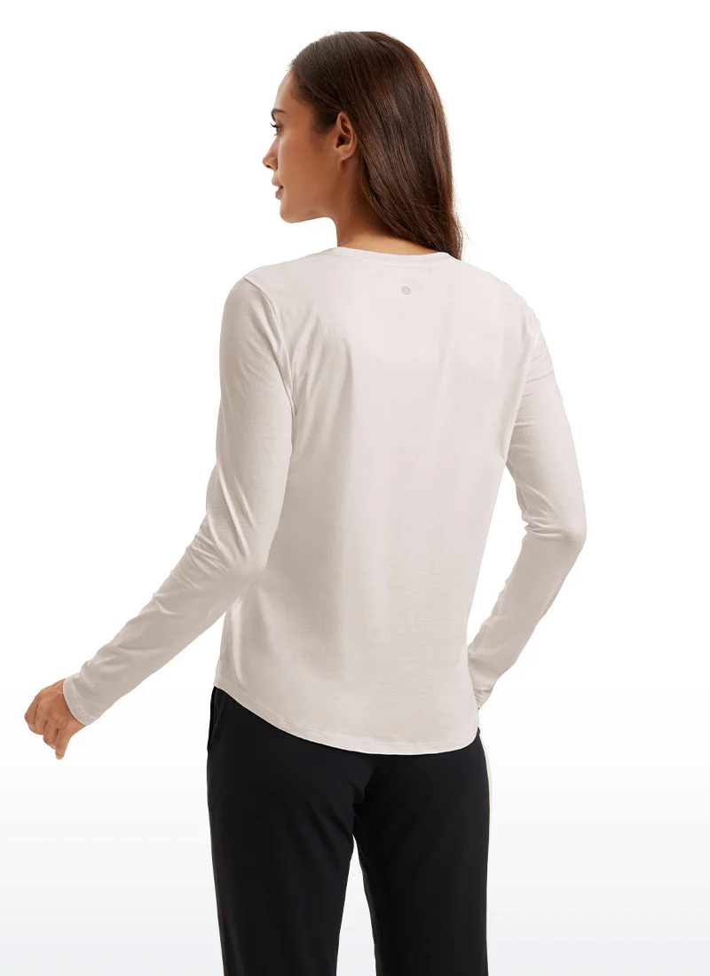Pima Cotton Workout Long Sleeve - Image 29