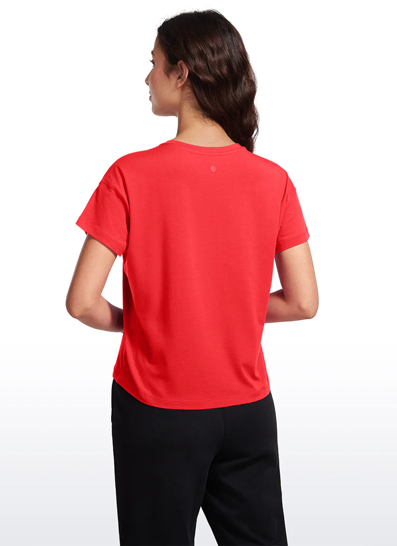Pima Cotton Loose Fit Short Sleeve - Image 9