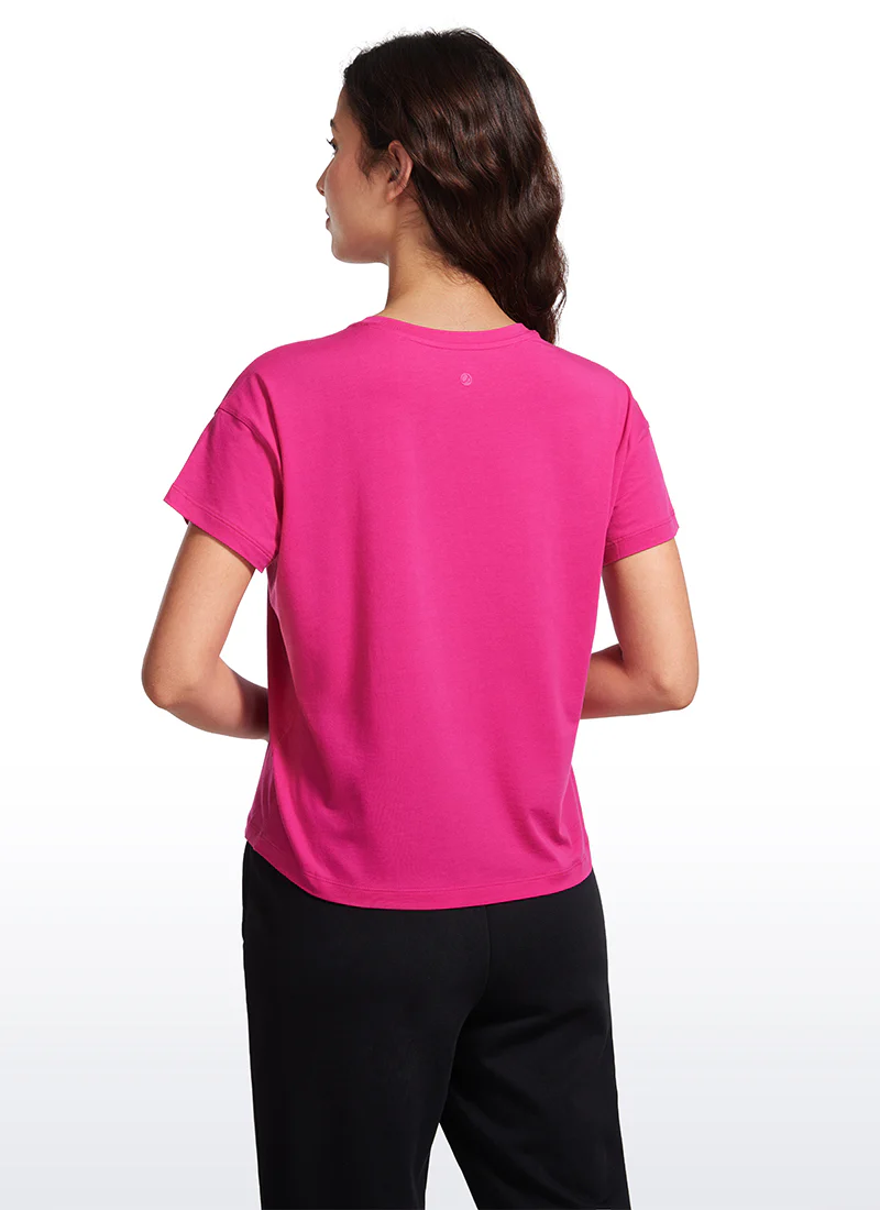 Pima Cotton Loose Fit Short Sleeve - Image 10